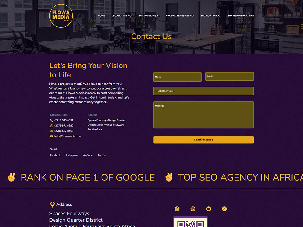 Flowa Media project view
