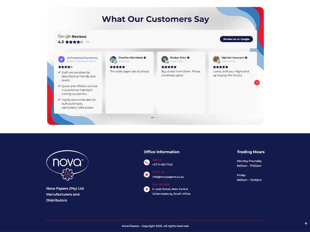 Nova Papers project view